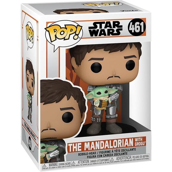 Funko POP Star Wars Mandalorian Din Djarin Male Multicolor Collectible Toy - Picture 1 of 9